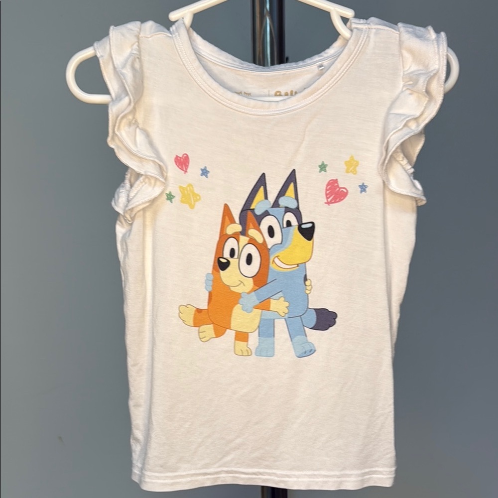 Little Sleepies Bluey Play Collection Bluey and Bingo Flutter Tee